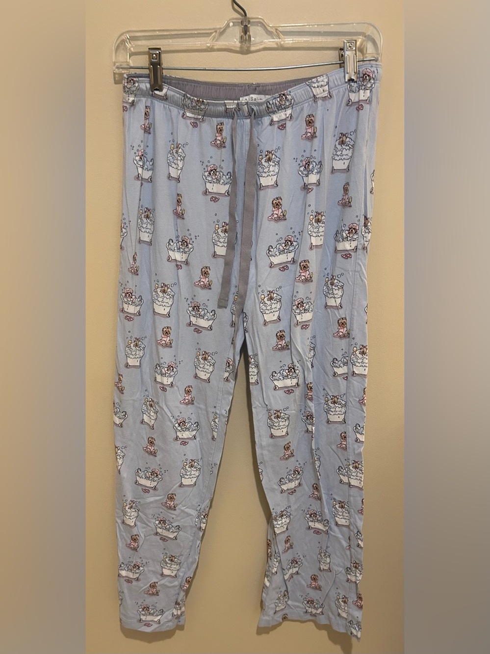 PJ Salvage Dog Bathtub Pajamas Cotton Rayon Blend Size Small - Picture 3 of 7